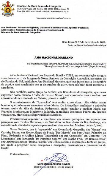 ANO NACIONAL MARIANO