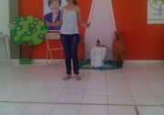 Meyre L?cia, coordenadora da Pastoral da Crian?a