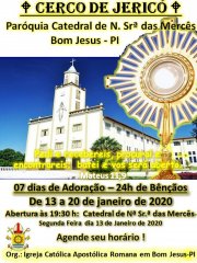CERCO DE JERICÓ NA CATEDRAL DE BOM JESUS - PI