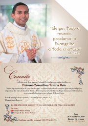 DOM MARCOS TAVONI ORDENA MAIS UM PADRE PARA A DIOCESE DE BOM JESUS