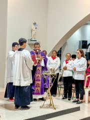 Celebrações da Quarta-feira de Cinzas marcam o início da Quaresma em nossa Diocese 