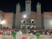 ABERTURA DOS FESTEJOS DE CRISTINO CASTRO É CELEBRADA, PELO BISPO DENTRO DA FUTURA IGREJA MATRIZ, EM OBRAS - Diocese de Bom Jesus do Gurguéia