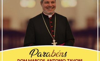 Dom Marcos Antonio Tavoni celebra o seu 5º ano de ordenação episcopal. 