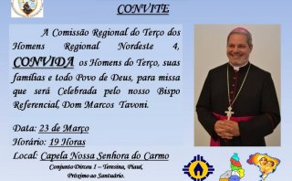 Dom Marcos Antonio Tavoni participa de eventos na capital piauiense