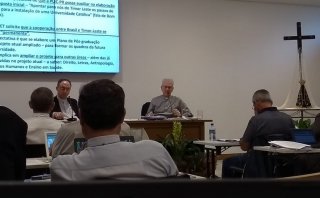 Dom Marcos Antonio Tavoni está participando da reunião do Conselho permanente da CNBB em Brasília.