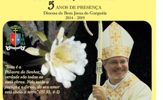 Celebração Eucarística em Ação de Graças pelos 5 anos de presença  de  Dom  Marcos Antonio Tavoni
