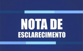 FAKE NEWS - NOTA DE ESCLARECIMENTO