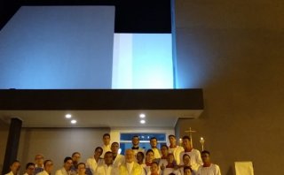 Dom Marcos está indo a festa de Santa Ana em diversas comunidades 