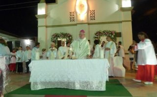 Encerramento do festejo a Nossa Senhora Divina Pastora, procissão e missa