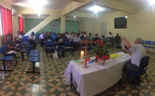 Clero da Diocese de Bom Jesus do Gurgueia realiza reunião com o bispo Diocesano Dom Marcos Tavoni
