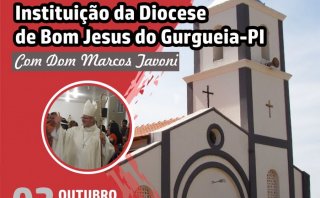 MISSA CELEBRATIVA PELO 38º ANIVERSÁRIO DE INSTITUIÇÃO DA DIOCESE DE   BOM JESUS DO GURGUEIA - PI
