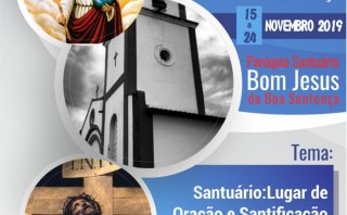 CONVITE DO FESTEJO  DE 2019 DO PADROEIRO E SANTUÁRIO DIOCESANO BOM JESUS DA BOA SENTENÇA