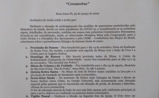 SEMANA SANTA SEM POVO REUNIDO SERÁ TRANSMITIDA ON-LINE