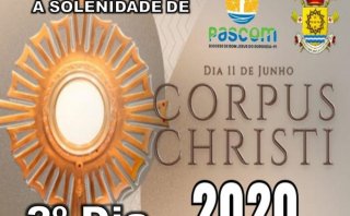 2°DIA - 09/06/2020 - TERÇA-FEIRA - TRÍDUO EM PREPARAÇÃO À SOLENIDADE DE CORPUS CHRISTI - 2020