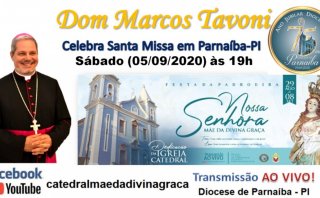 DOM MARCOS CELEBRA SANTA MISSA NA DIOCESE DE PARNAÍBA -PI