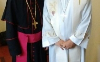 DOM MARCOS PARTICIPOU DA ORDENAÇÃO E POSSE DO NOVO BISPO DA PRELAZIA DE CRISTALÂNDIA-TO