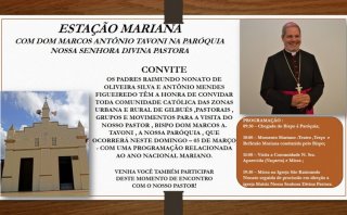 Estação Mariana na Paróquia Nossa Senhora Divina Pastora(Gilbués)