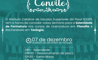 FORMATURA DOS SEMINARISTAS DE FILOSOFIA - Diocese de Bom Jesus do Gurguéia