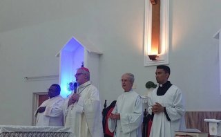 Despedida do padre Sebastião da Paróquia Santa Luz