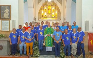 Dom Marcos Tavoni participa da 6ª Assembleia Anual do Movimento Terço dos Homens Mãe rainha do Regional NE 4