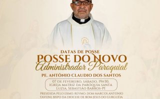 Diocese de Bom Jesus do Gurguéia divulga datas das posses paroquiais de fevereiro de 2026
