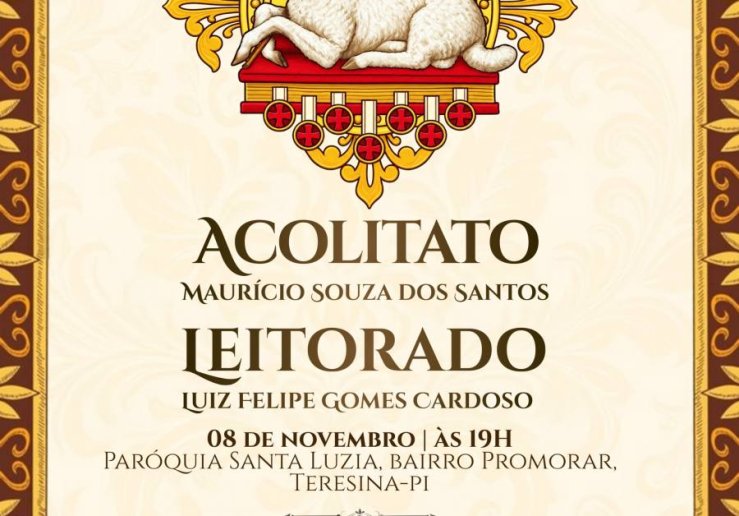  MISSA E INSTITUIÇÃO DE ACÓLITO E LEITOR