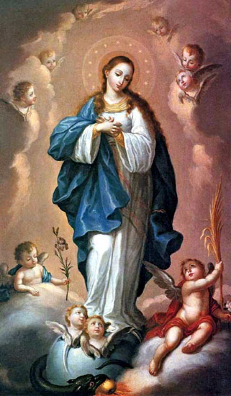 Imaculada Concei??o. Pintura de Jos? Campeche,1804